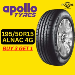 195/50R15 Apollo Alnac 4G BUY 3 GET 1